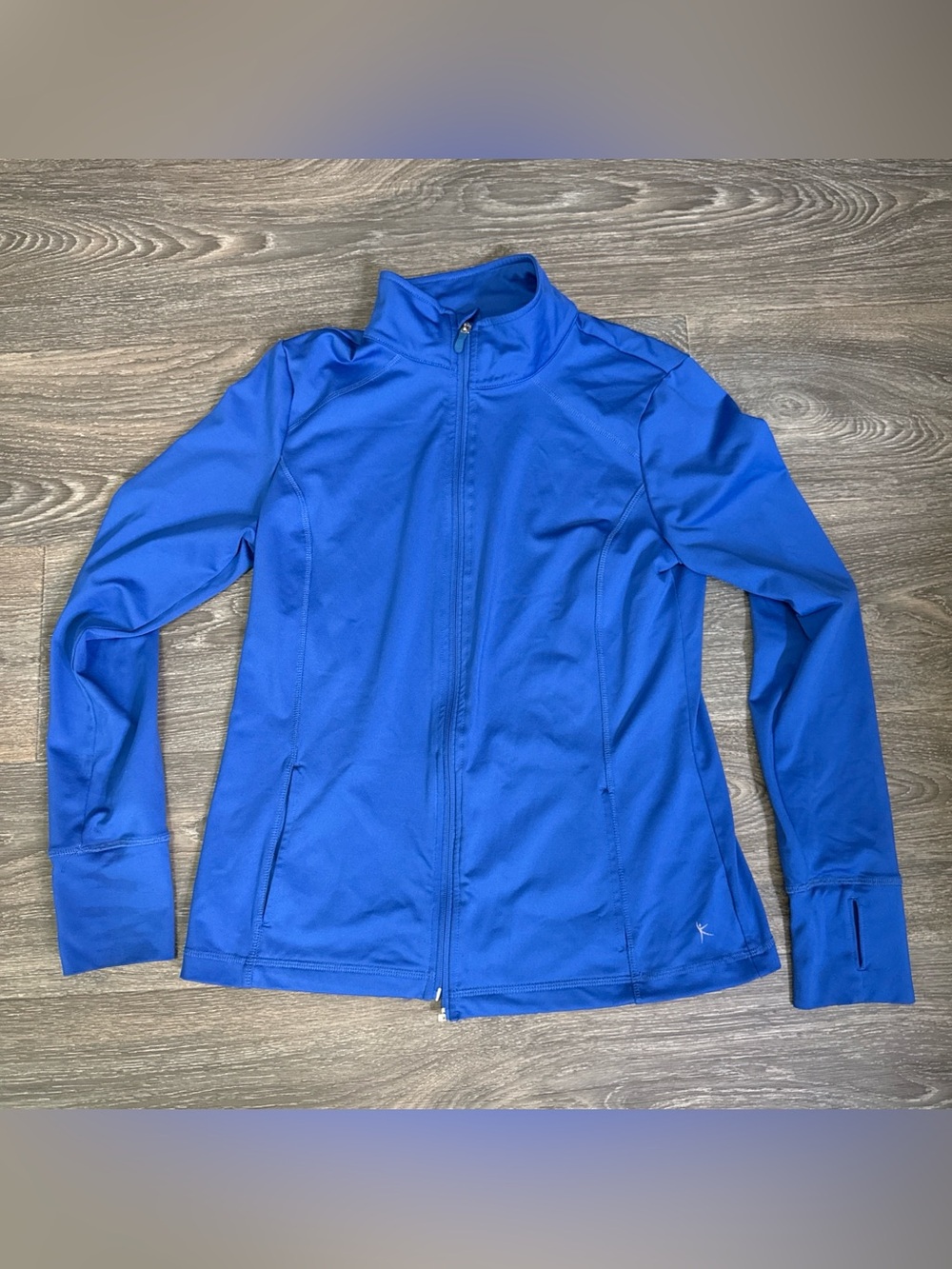 Danskin dri fitted jacket with thumb holes